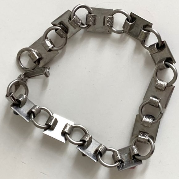 Sweet vintage bracelet with semiprecious stones - Picture 4 of 4